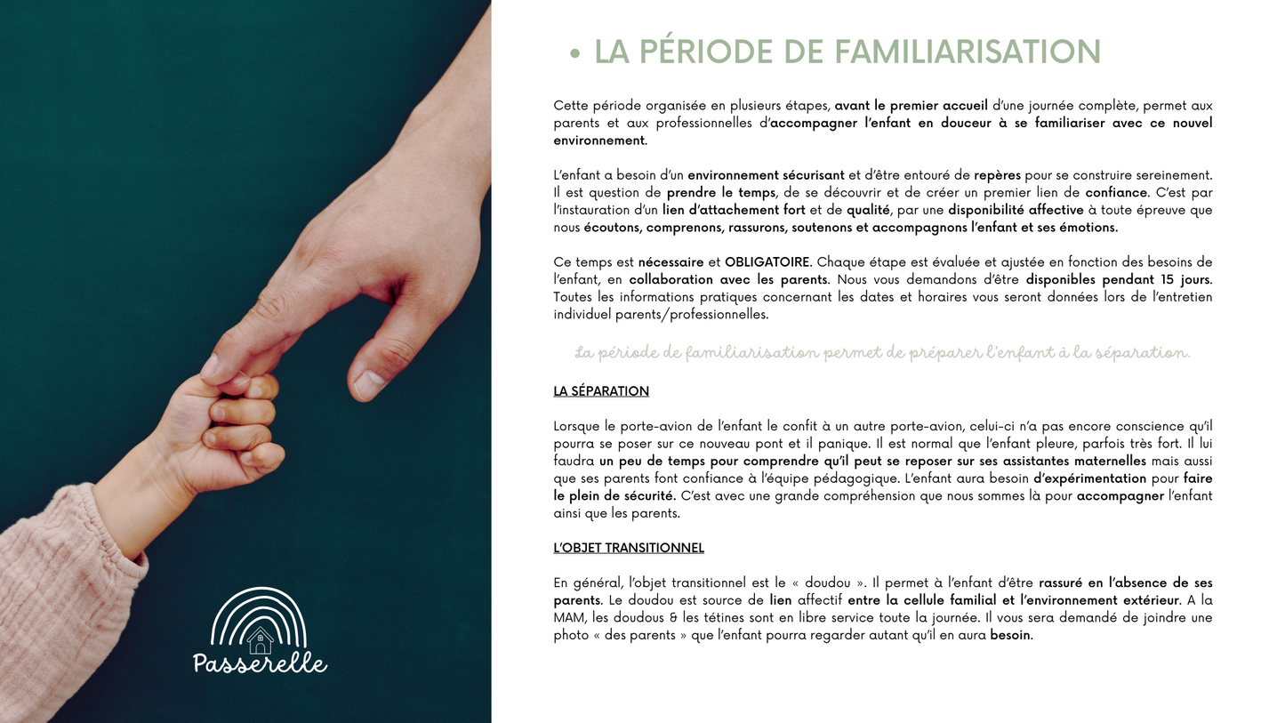 Exemple de Livret d’accueil totalement rédigé ✍️🎈